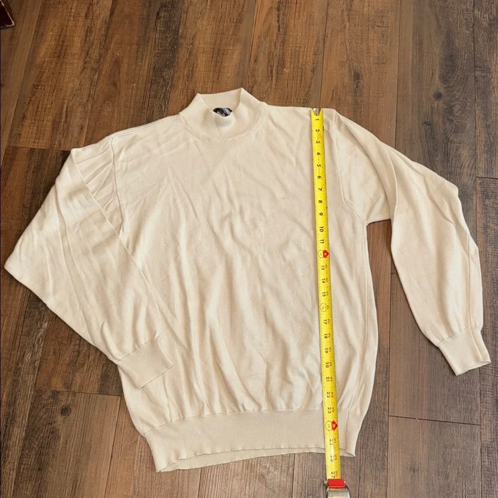 AMARO Beige Turtleneck Sweater